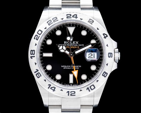 rolex explorer 2 black dial review|Rolex explorer ii size chart.